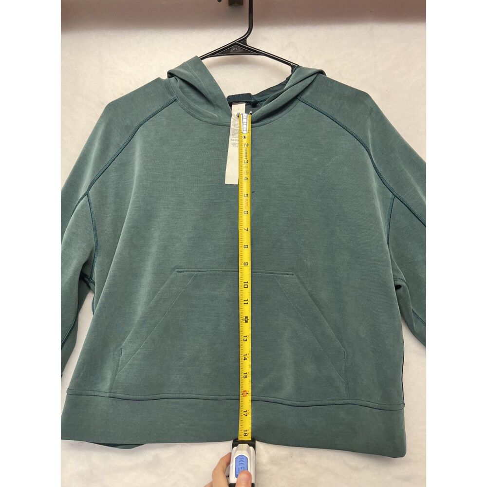 Lululemon Softstreme Hoodie Storm Teal size 6 athletic womens active wear hoodie - Picture 5 of 8